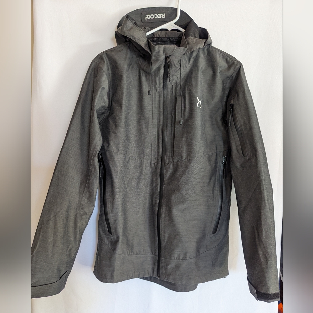 Men Small Graphene-X Jacket Waterproof Rainshell Goretex Rain Snowboarding Recco